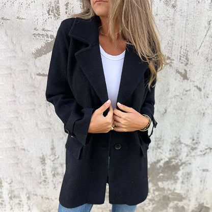 Bella Women's Winter Coat | Relaxed Fit, Button Closure 6