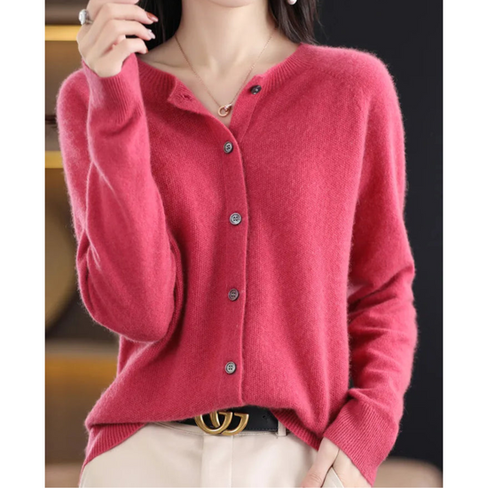 Bella Women's Wool Cardigan | Cozy Layering Essential 0