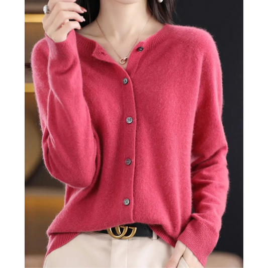 Bella Women's Wool Cardigan | Cozy Layering Essential 0