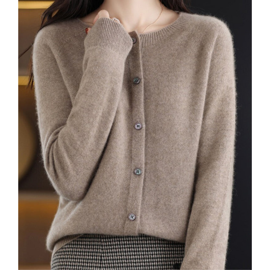 Bella Women's Wool Cardigan | Cozy Layering Essential 10