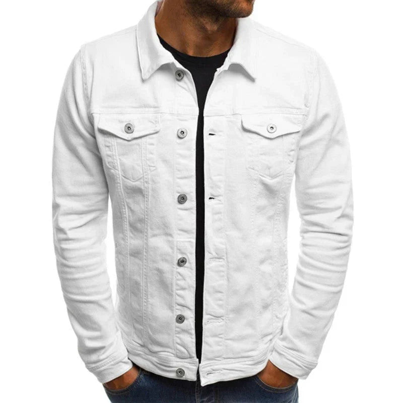 Benson Men's Jacket | Button Down Design with Front Pockets 2
