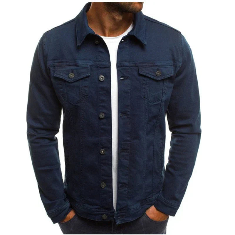 Benson Men's Jacket | Button Down Design with Front Pockets 4