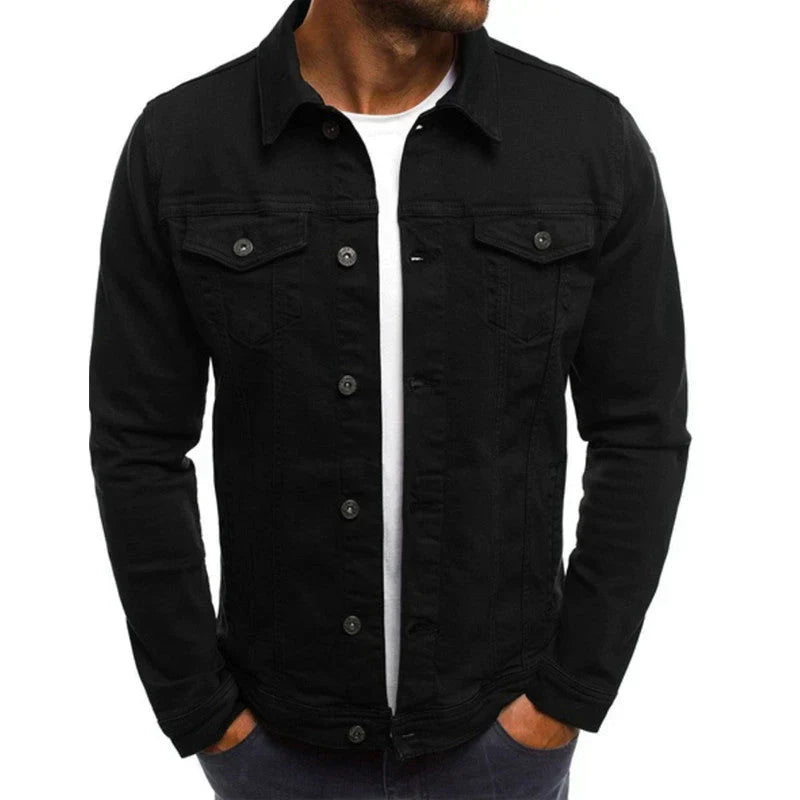 Benson Men's Jacket | Button Down Design with Front Pockets 7