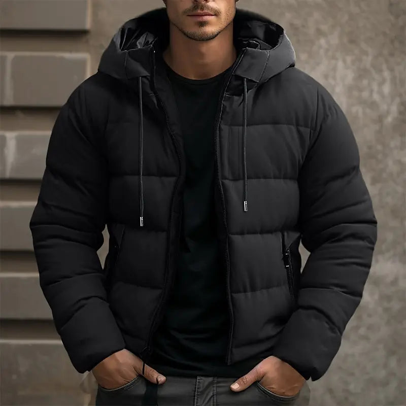 Benson Men's Winter Jacket | Insulated Hooded Design 2