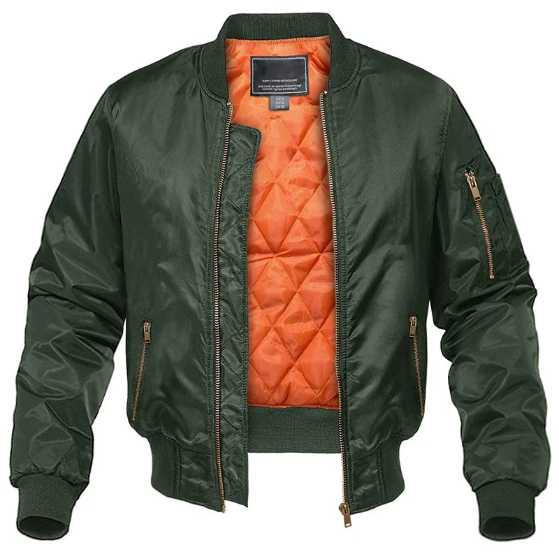 Bren Men's Bomber Jacket | Quilted Lining, Classic Fit 11