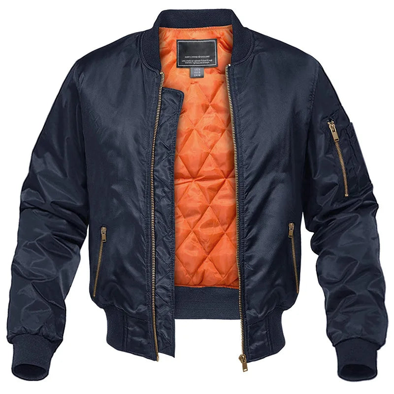 Bren Men's Bomber Jacket | Quilted Lining, Classic Fit 2