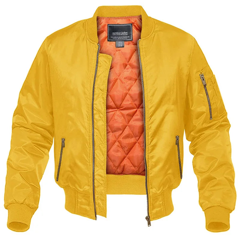 Bren Men's Bomber Jacket | Quilted Lining, Classic Fit 3