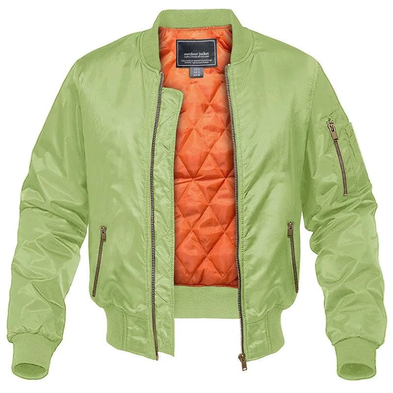 Bren Men's Bomber Jacket | Quilted Lining, Classic Fit 4