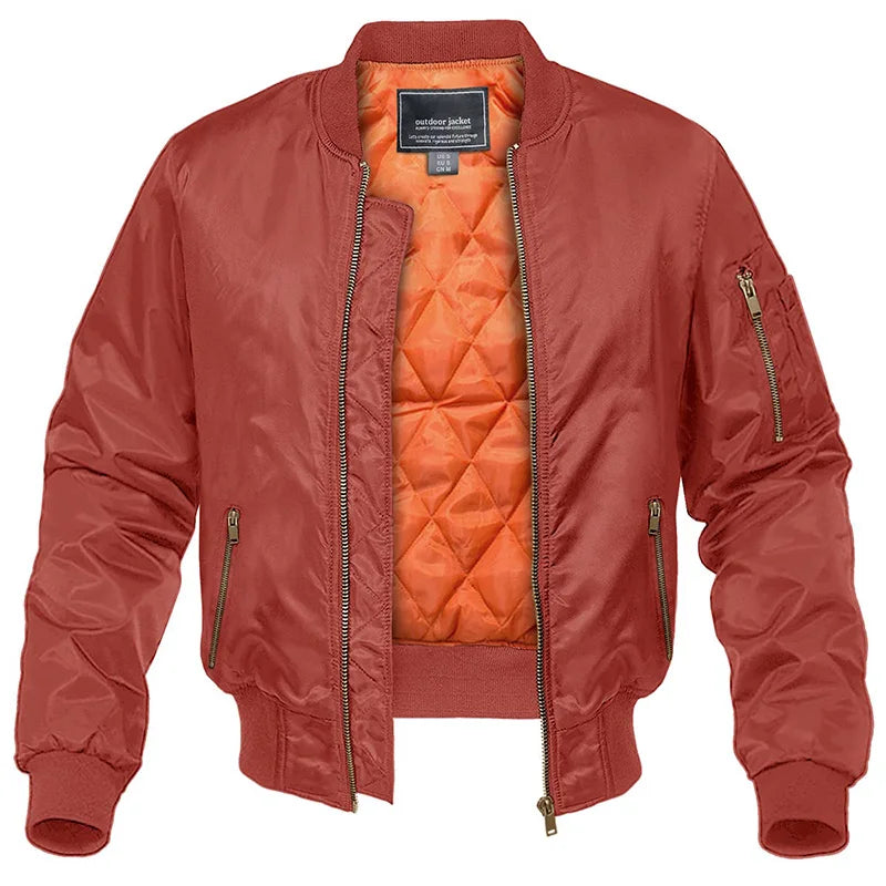 Bren Men's Bomber Jacket | Quilted Lining, Classic Fit 5