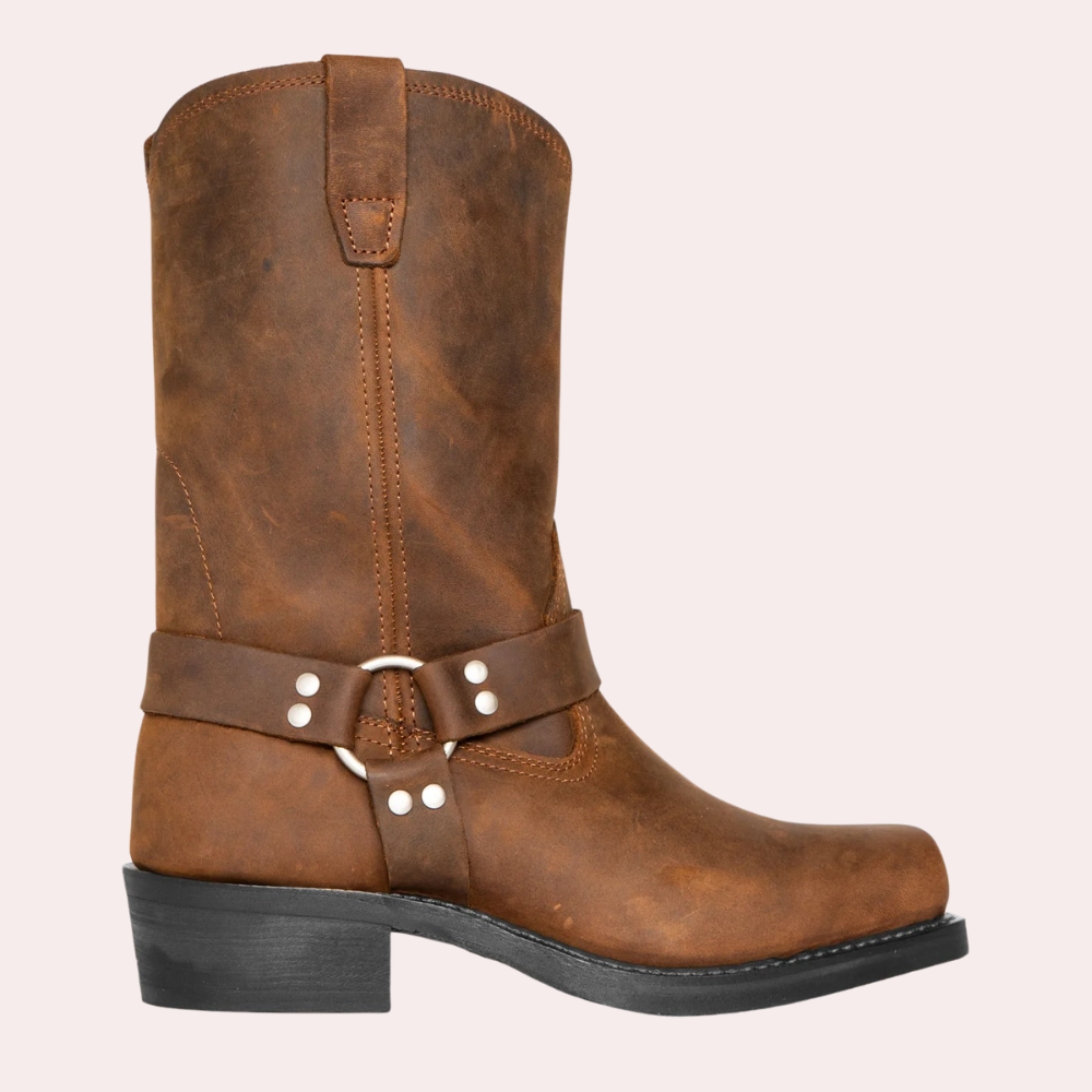 Bren Men's Cowboy Boots | Premium Leather, Stylish Strap 0