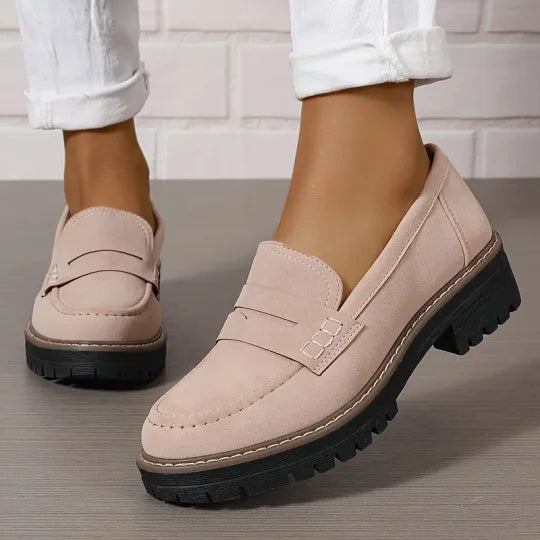 Brette Women's Chunky Platform Loafers | Classic Penny Design, Lightweight Comfort 7