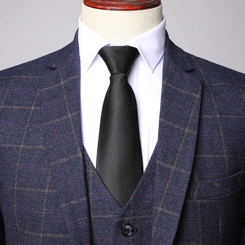 Brixton Men's Suit | Windowpane Plaid, Tailored Fit 3