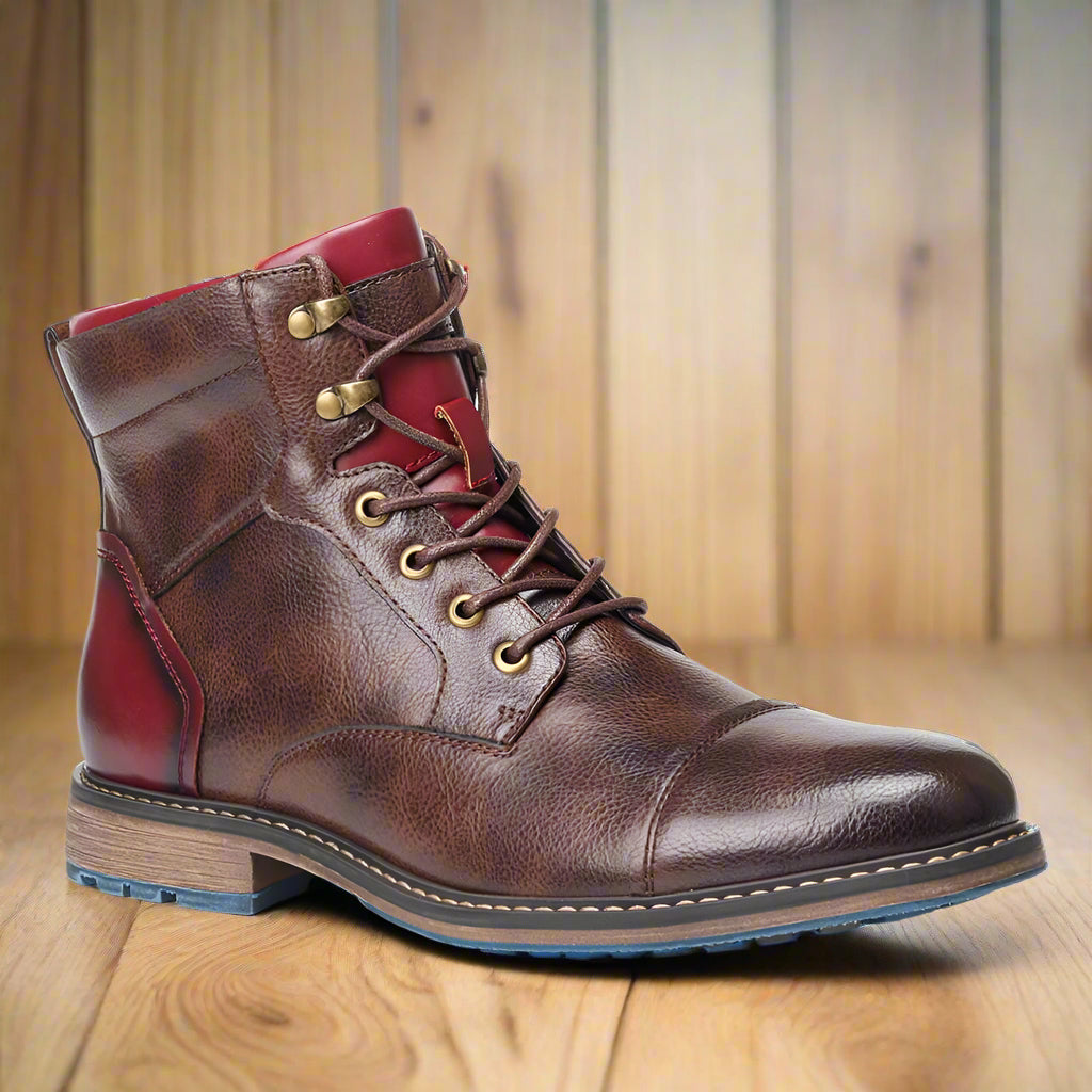 Brock Men's Classic Boots | Dual Closure Design 3