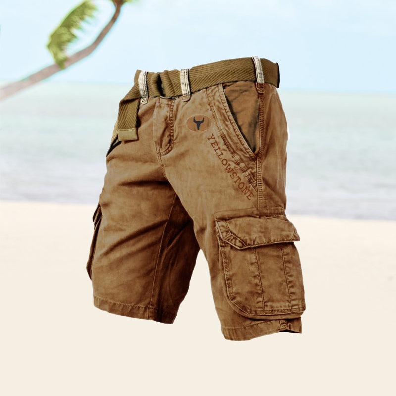 Cali Men's Cargo Shorts | Lightweight, Relaxed Fit with Multiple Pockets 6