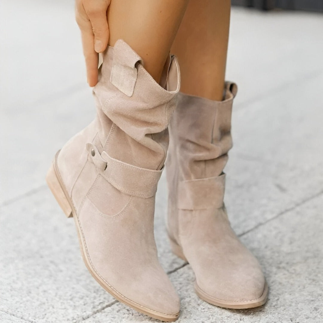 Cali Women's Casual Boots | Soft Faux Suede, Cozy Fit 4