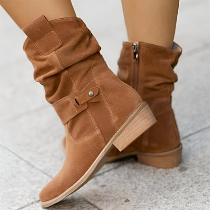 Cali Women's Casual Boots | Soft Faux Suede, Cozy Fit 5