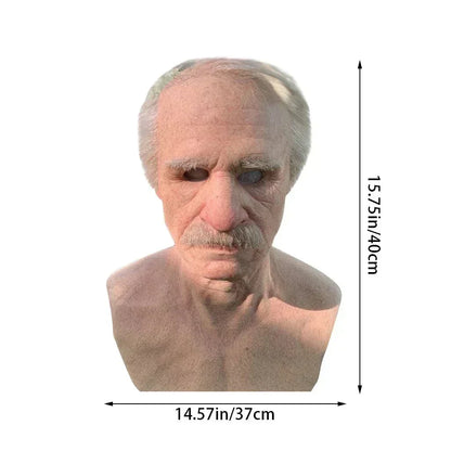 Calvin Scary Halloween Mask for Adults | Realistic Latex with Movable Mouth 4