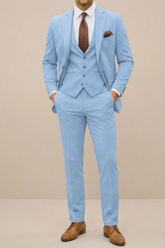Cameron Men's Three Piece Suit Set | Modern Tailored Fit 1