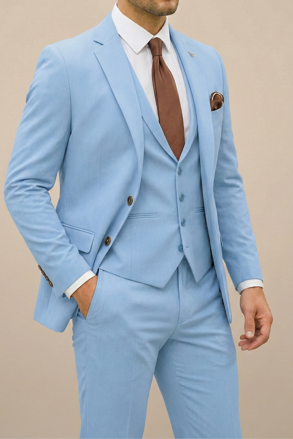 Cameron Men's Three Piece Suit Set | Modern Tailored Fit 2