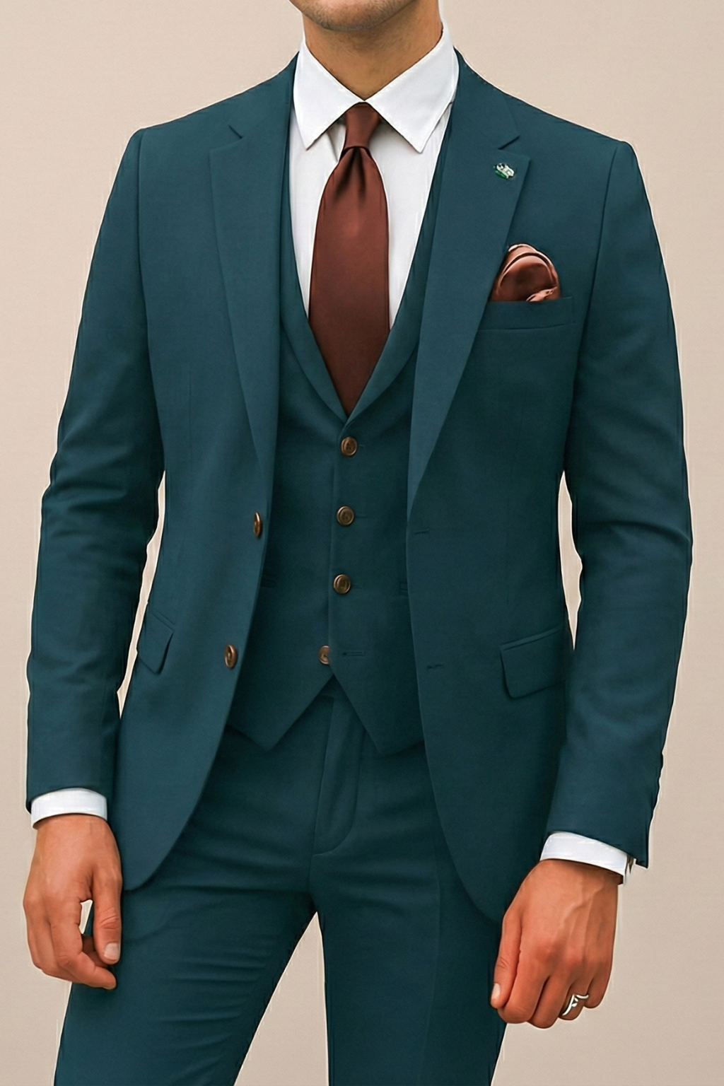 Cameron Men's Three Piece Suit Set | Modern Tailored Fit 4