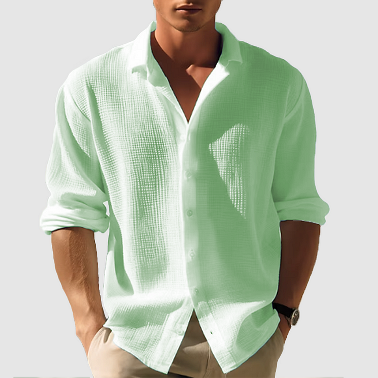 Caro Men's Button Down Shirt | Classic Fit, Summer Style 2