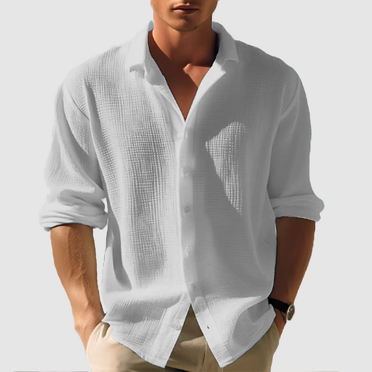 Caro Men's Button Down Shirt | Classic Fit, Summer Style 4