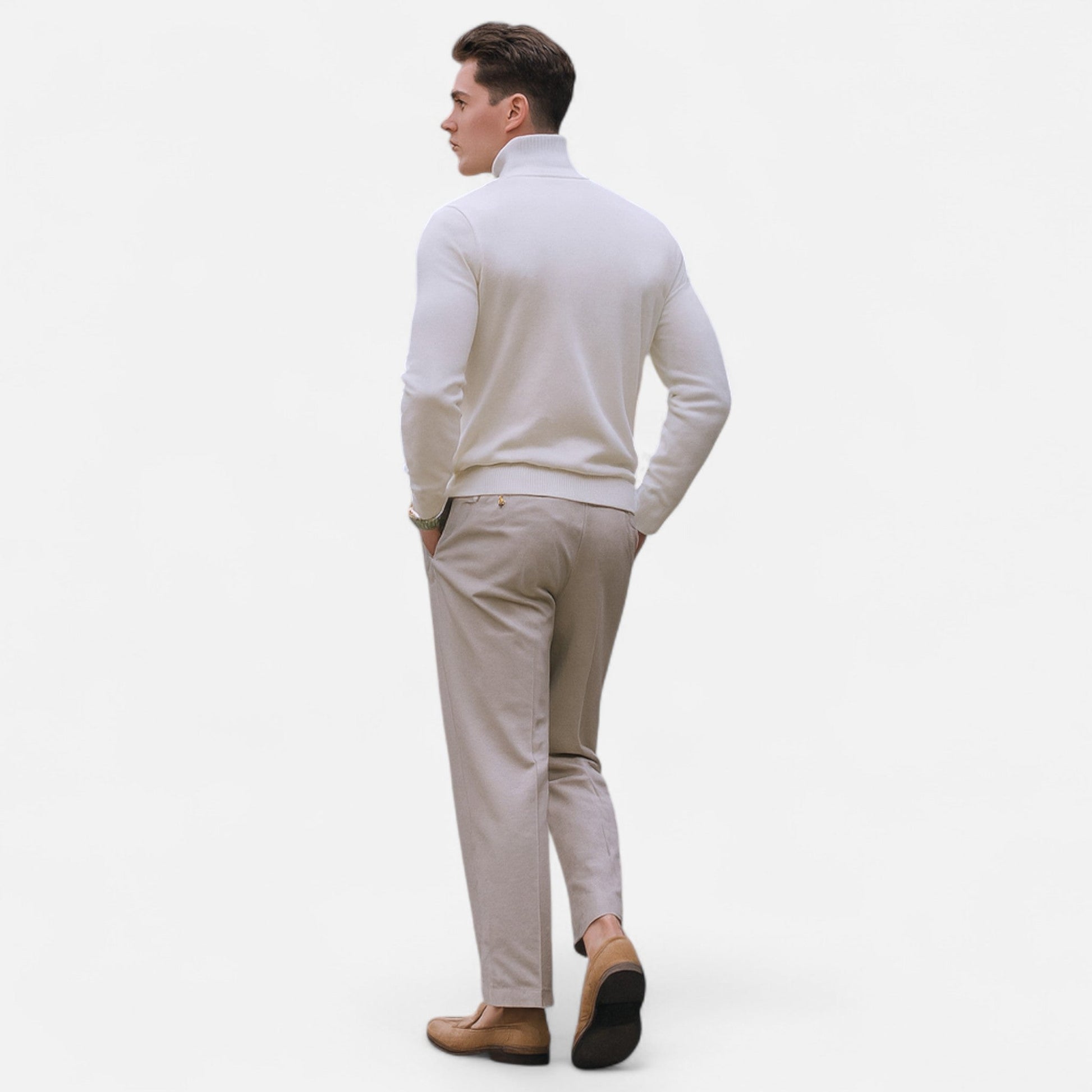 Carter Men's Half Zip Sweater | Tailored Fit, Spring Essential 4
