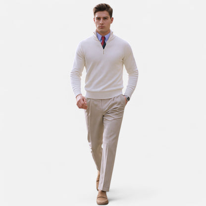 Carter Men's Half Zip Sweater | Tailored Fit, Spring Essential 5