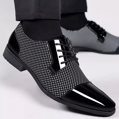 Carter Men's Winter Business Shoes | Glossy Leather Finish 1