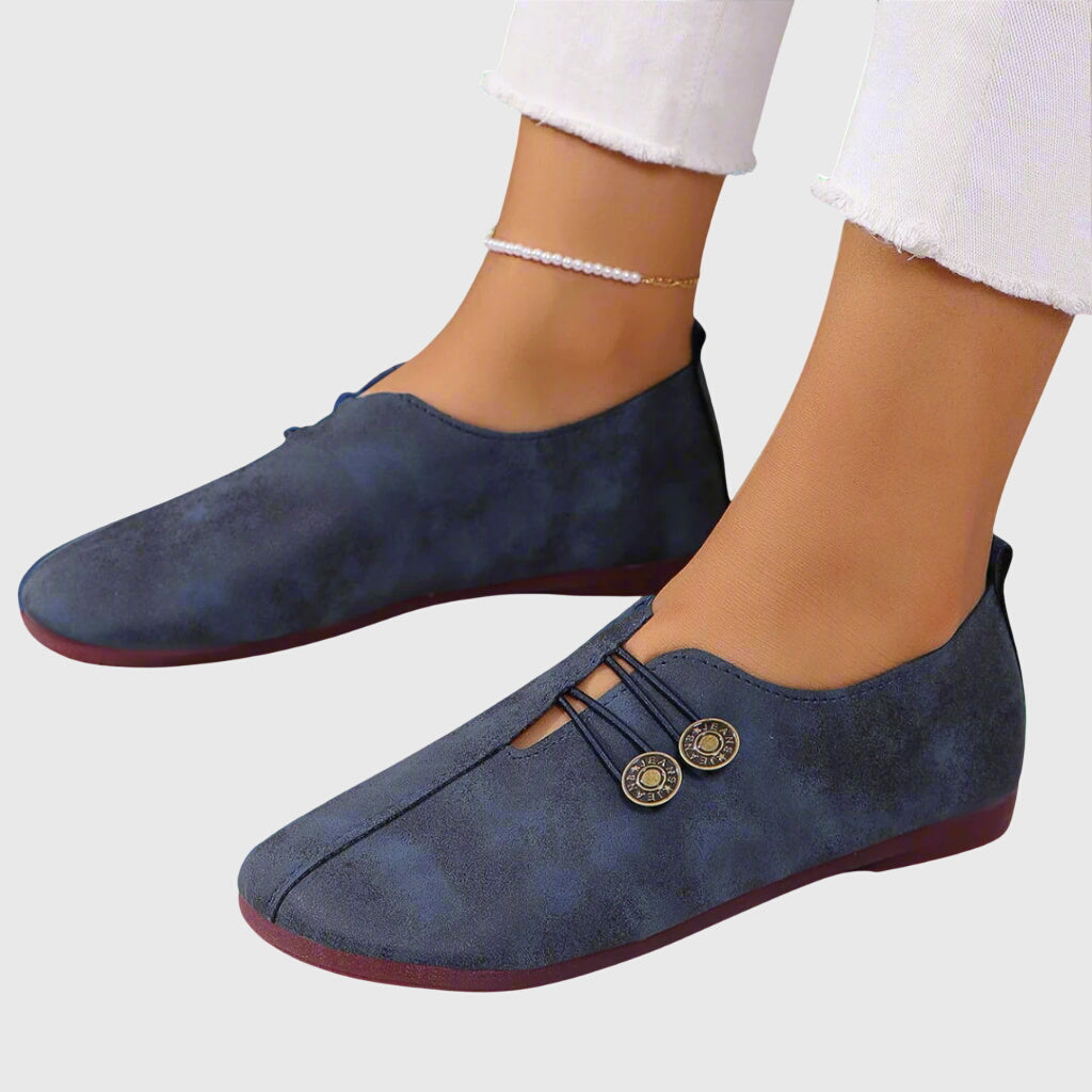Cathy Women's Black Flats | Comfortable Slip-On Design, Casual Style 3
