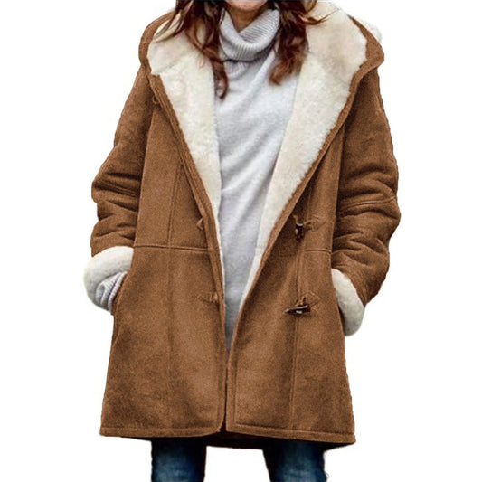 Celia Women's Duffle Coat | Warm Lining, Hooded Winter Coat 1