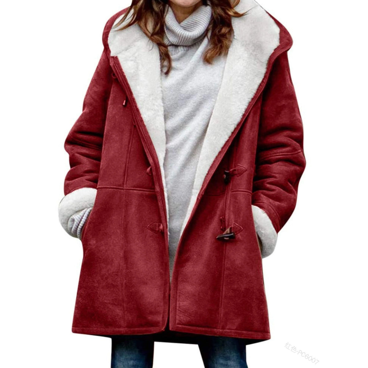 Celia Women's Duffle Coat | Warm Lining, Hooded Winter Coat 4