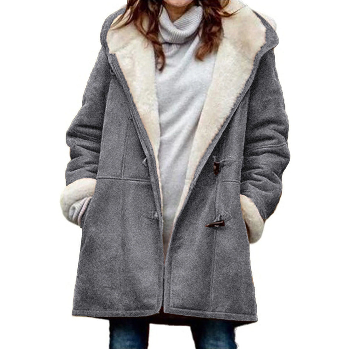 Celia Women's Duffle Coat | Warm Lining, Hooded Winter Coat 5