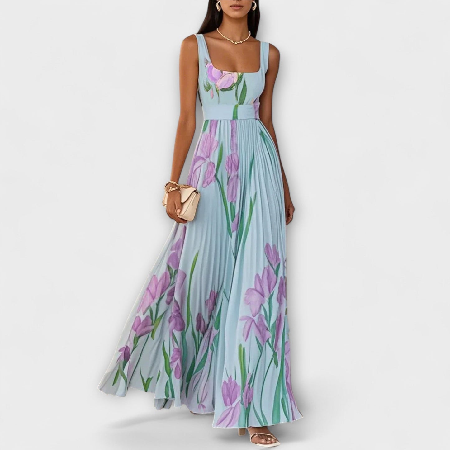 Celia Women's Maxi Dress | Floral Print, Elegant Silhouette 2