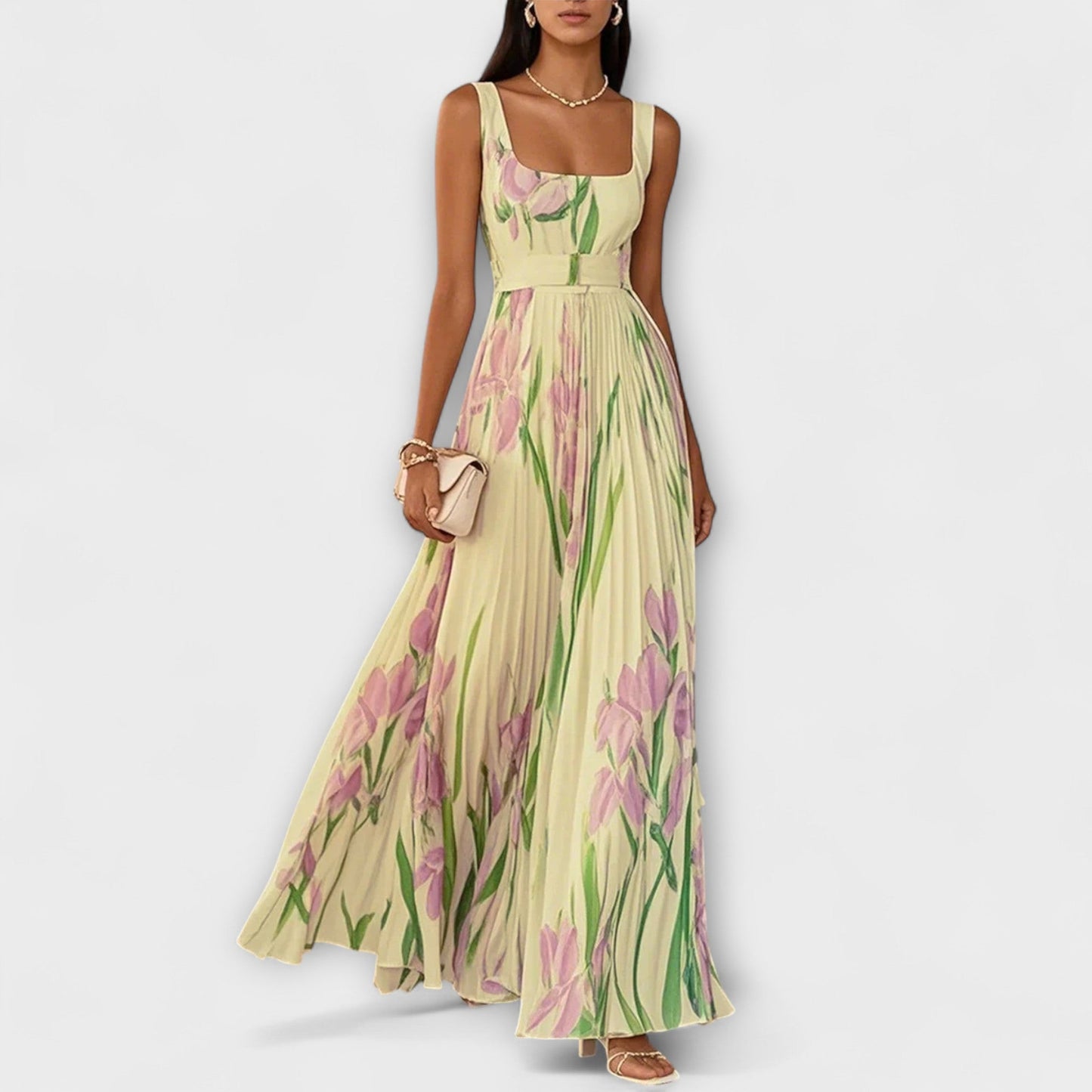 Celia Women's Maxi Dress | Floral Print, Elegant Silhouette 3