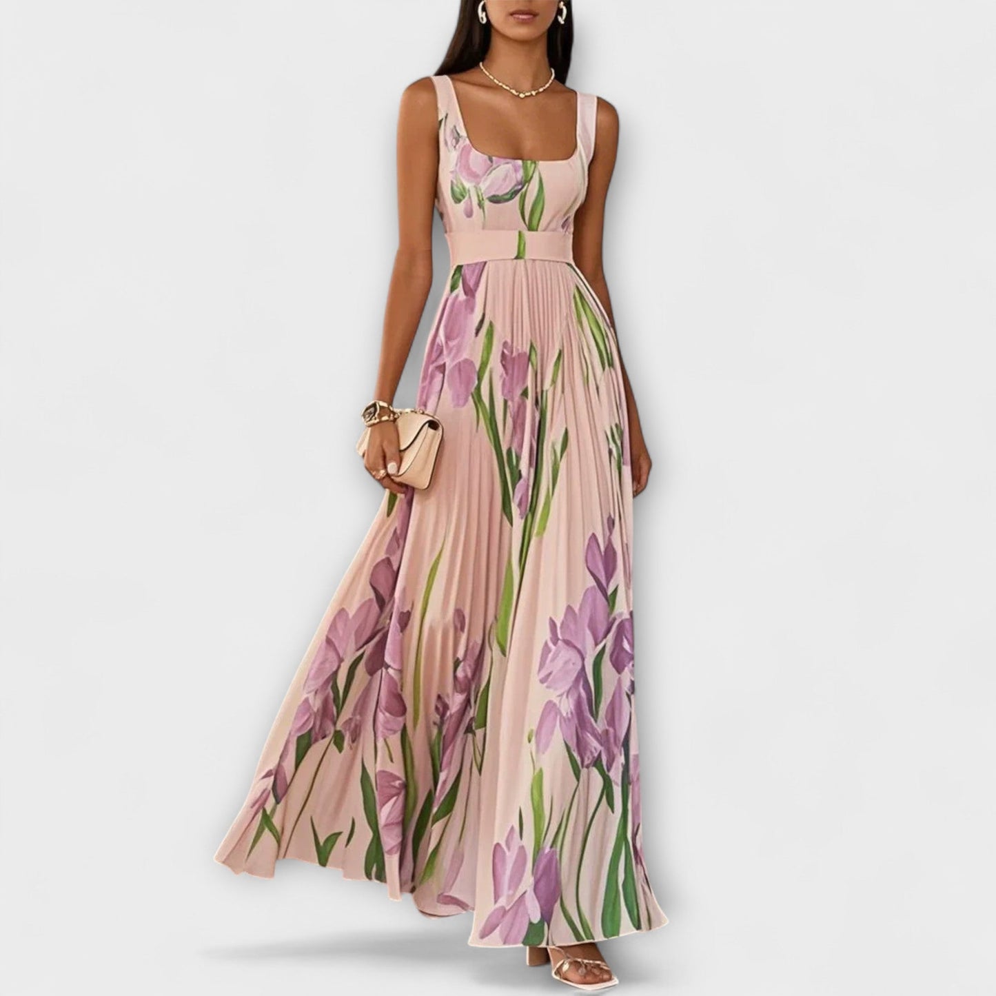 Celia Women's Maxi Dress | Floral Print, Elegant Silhouette 4