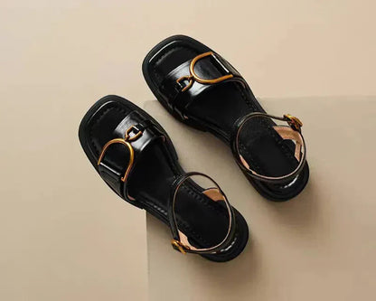 Celine Women's Sandals | Modern Square Toe, Chic Design 0