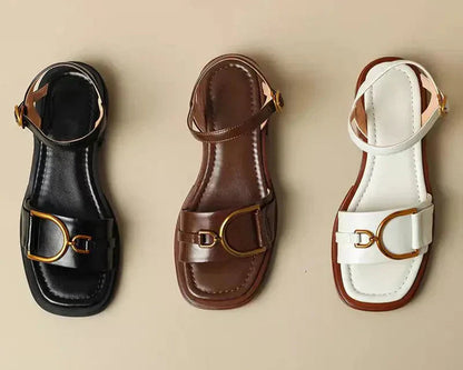 Celine Women's Sandals | Modern Square Toe, Chic Design 1