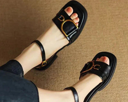 Celine Women's Sandals | Modern Square Toe, Chic Design 3