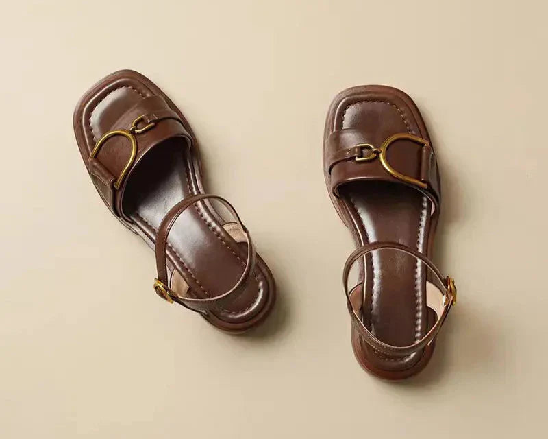 Celine Women's Sandals | Modern Square Toe, Chic Design 6