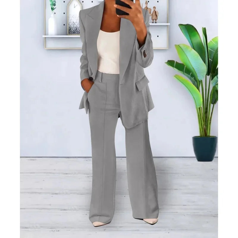 Celine Women's Suit | Tailored Blazer & Trousers, Elegant Pant Suit Set 5