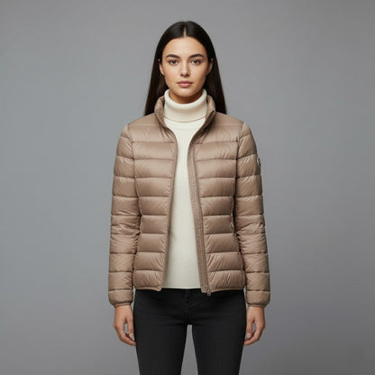 Cleo Women's Black Puffer Jacket | Ultra-Light Insulation, Stylish Winter Coat 14