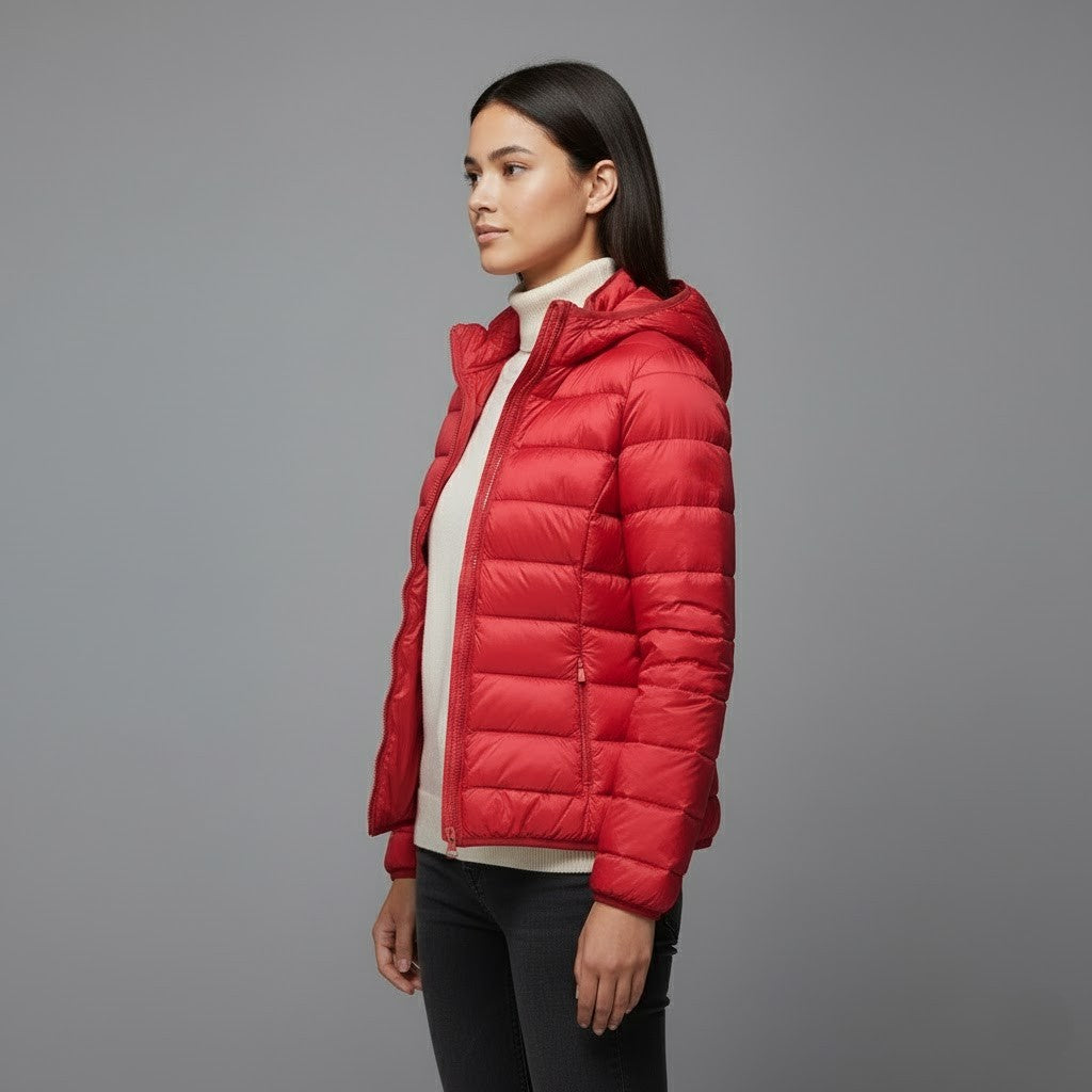 Cleo Women's Black Puffer Jacket | Ultra-Light Insulation, Stylish Winter Coat 19