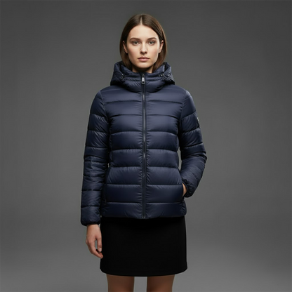 Cleo Women's Black Puffer Jacket | Ultra-Light Insulation, Stylish Winter Coat 2