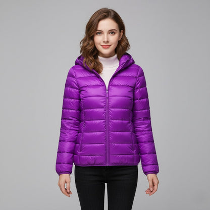 Cleo Women's Black Puffer Jacket | Ultra-Light Insulation, Stylish Winter Coat 21