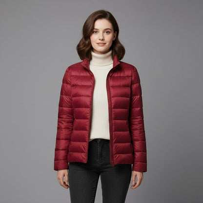 Cleo Women's Black Puffer Jacket | Ultra-Light Insulation, Stylish Winter Coat 22