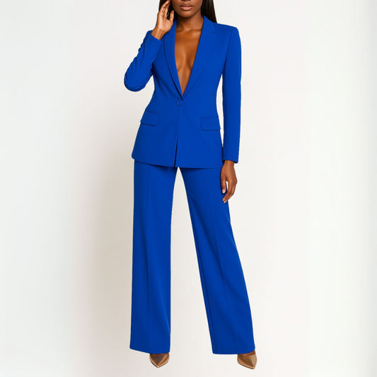 Cleo Women's Formal Suit Set | Tailored Blazer & Slim-Fit Trousers 0