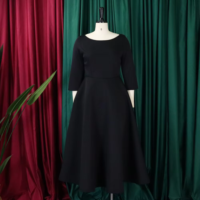 Cleo Women's Midi Dress | Classic A-Line for Weddings 7