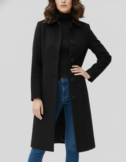Cleo Women's Trench Coat | Classic Single-Breasted Design for Winter 1