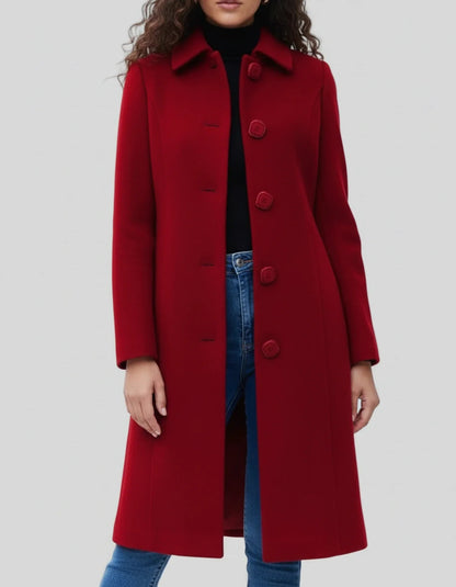 Cleo Women's Trench Coat | Classic Single-Breasted Design for Winter 5